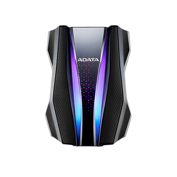 ADATA HD770G 2TB USB 3.2 RGB External Hard Disk Drive - Black