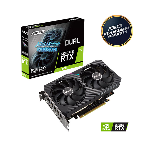 ASUS Dual GeForce RTX 3050 8GB GDDR6 Graphics Card