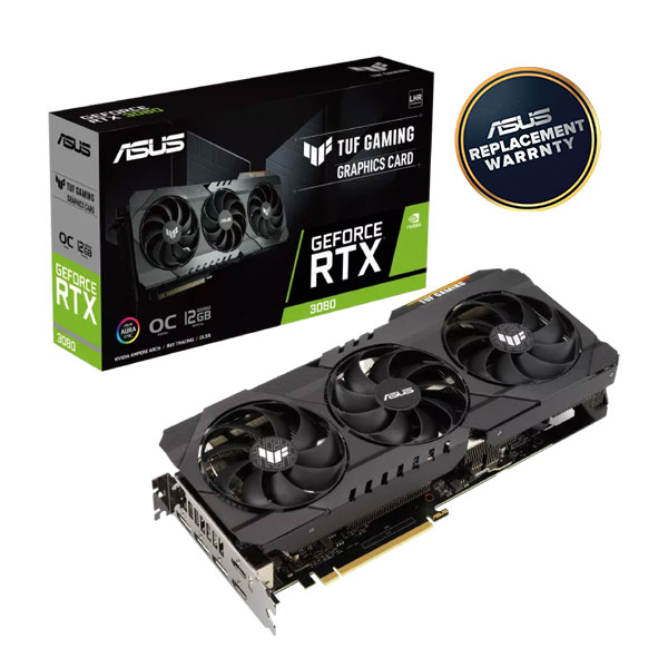 ASUS TUF Gaming GeForce RTX 3080 OC Edition 12GB GDDR6X Graphics Card
