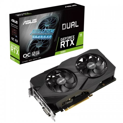 Asus Dual GeForce RTX 2060 EVO OC Edition 12GB GDDR6 Graphics Card