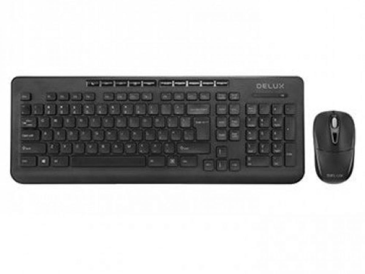 Delux OM02G+M105GX Wireless Keyboard and Mouse Combo