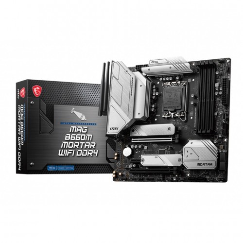 MSI MAG B660M MORTAR MAX WIFI DDR4 12th Gen Micro-ATX Motherboard