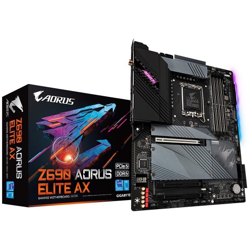 GIGABYTE Z690 AORUS ELITE AX DDR5 12th Gen WiFi ATX Motherboard
