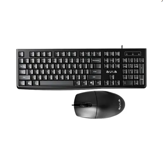 AULA AC105 Wired Office Keyboard & Mouse Combo