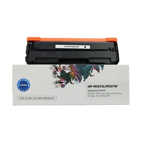 MaxGreen 107A Black LaserJet Toner with Chip