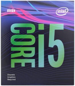 Intel Core i5-9500F Desktop Processor 6 Core Up to 4.GHz Without Processor Graphics LGA1151 300 Series 65W