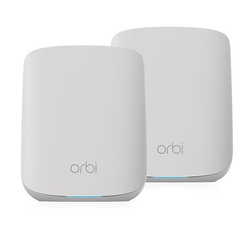 Netgear Orbi RBK352 AX1800 1800Mbps Dual Band Gigabit Wi-Fi 6 Router (2 Pack)