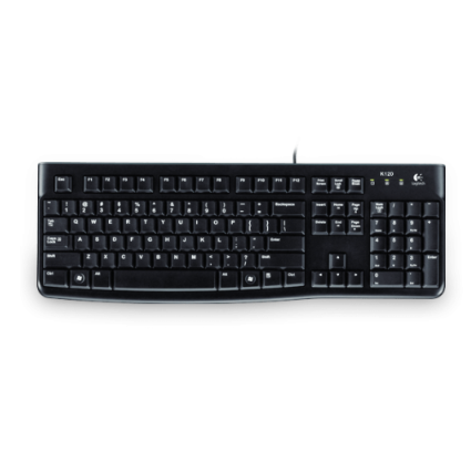 Logitech K120 Usb Keyboard With Bangla Black