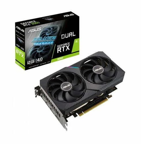 ASUS Dual GeForce RTX 3060 V2 12GB GDDR6 Graphics Card