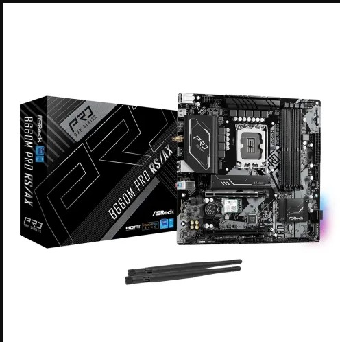 ASRock B660M Pro RS Micro ATX Motherboard