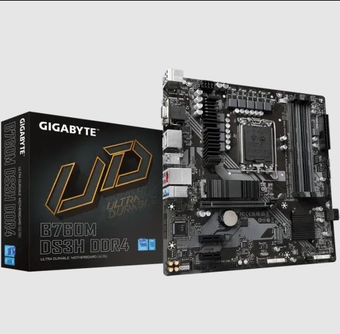 GIGABYTE B760M DS3H DDR4 mATX Motherboard