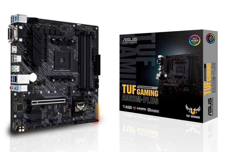 Asus TUF Gaming A520M-Plus Micro ATX AM4 Motherboard