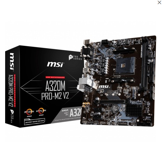 MSI A320M PRO-M2 V2 AM4 AMD Motherboard